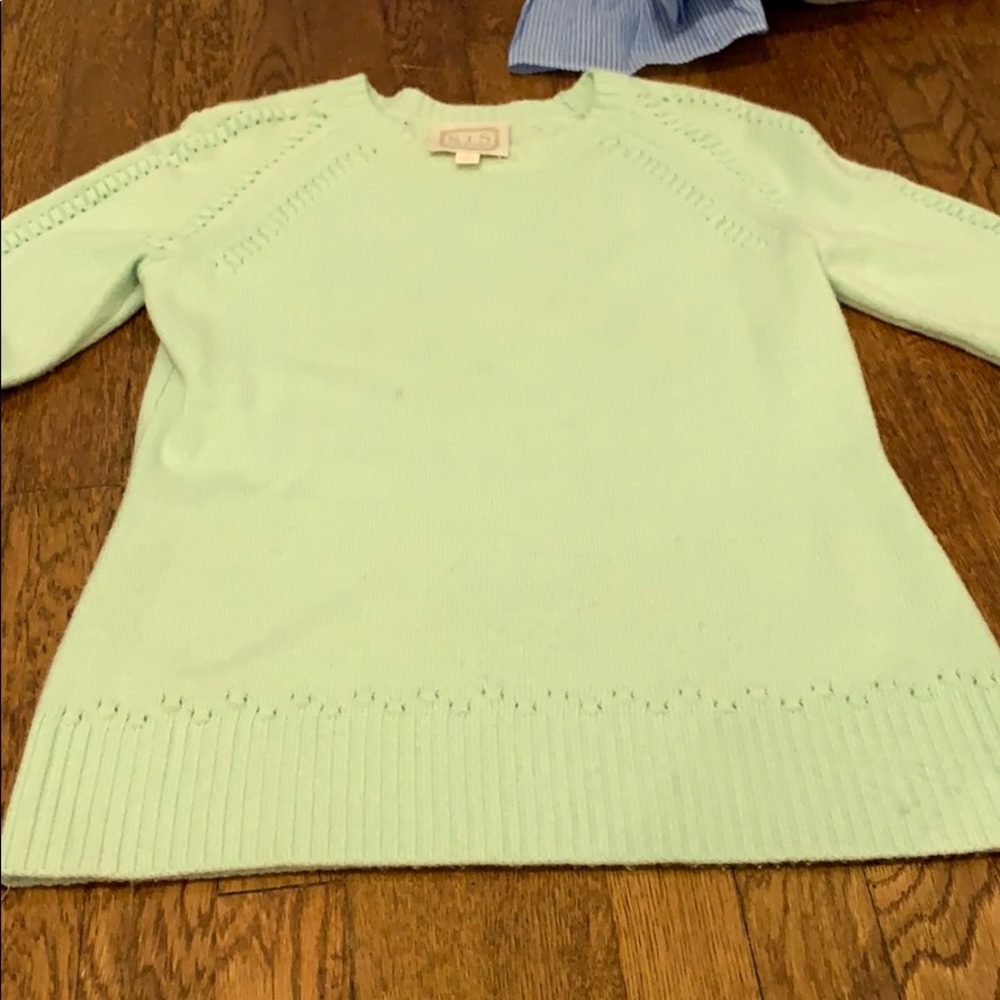 Sail to Sable cashmere and wool sweater